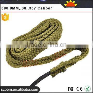 China Hunting Accessory 9mm Pistol Cleaner 380,.38,.357 Bore Snake Caliber Rifle Cleaner photo-3