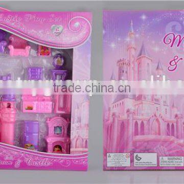 2016 New Fashion Kids Furniture Toy Plastic Castle Play Set photo-5