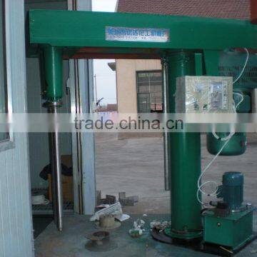 High speed hydraulic dispersing machine with mixer