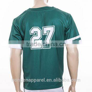 Cheap 100% Polyester Wholesale Blank Baseball Jersey photo-2