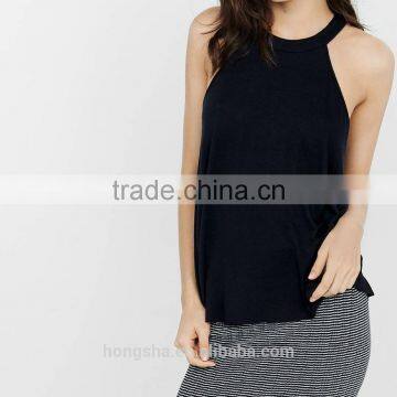 2016 Fashion Abbreviated Swing Halter Tank Top HST8030 photo-3