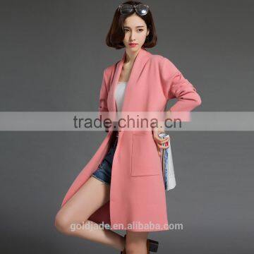 Wholesale Fashion Cardigan 2016 Women Jacquard Knitted Sweater Long Cardigan Women photo-2