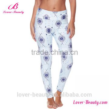 Lover-beauty casual pattern with pocket spandex polyester leggings