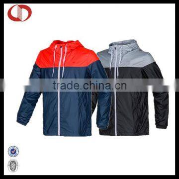 Cannda 100% nylon mens windbreaker jacket custom