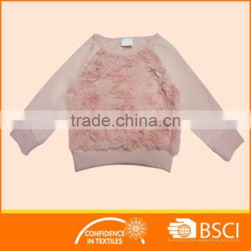 Fashion Custom Made Pull Over Fur Sweatshirts