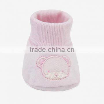 Wholesale Baby Product Lovely Beer Embroidered Organic Cotton Fancy Baby Sock photo-5