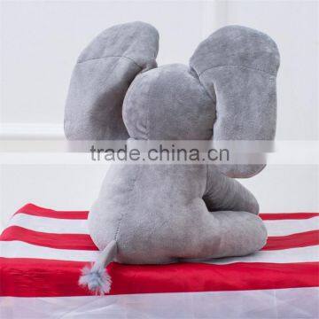 New Arrivel t Plush Elephant Electric Musical Elephant Doll Plush Elephant With Moving Ear photo-3