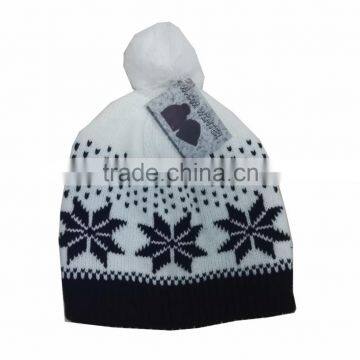 100% Acrylic Knitted Hat for Winter Season photo-3