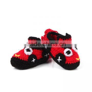 2015 Cartoon Cars Crochet Baby Booties Shoes