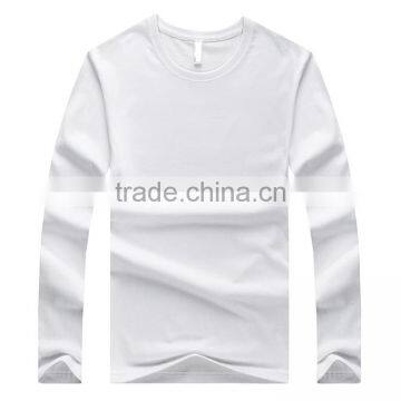 Long Sleeve Mens 100% Cotton Wholesale Cheap Blank Tee Shirt Shirt photo-4