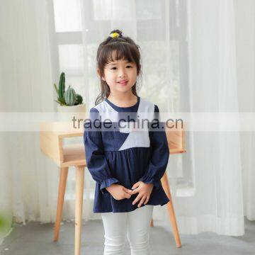 S60622B 2017 Baby Long Sleeve Animal Swan Clothing Wholesale Children Girls Cartoon Dress photo-2