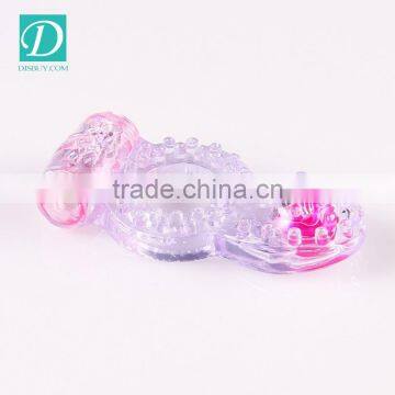 Vibrating Penis Rings Clit Dual Vibrating Cock Ring Stretchy Delay Penis Rings Sex Toys for Couple photo-3