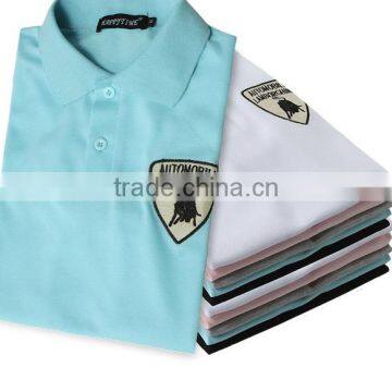 Custom Fashionable and Best Fit Plain Short Sleeve Polo T-shirt Manufactures in Guangzhou China photo-4