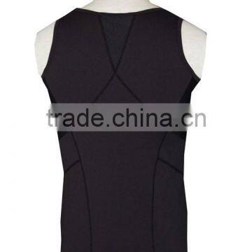 ISO 9001 Audit Factory Black Plain Mesh Design Gym Vest photo-4