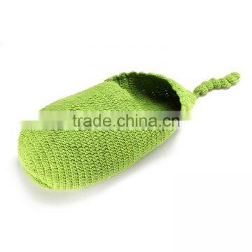 Baby Swaddle Cocoon Baby Sleeping Bag Knitted Baby Hat Photo Prop photo-6