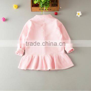 New Fashion Children Round Collar Long Sleeve Knitting Sweater Girl Pullover photo-2