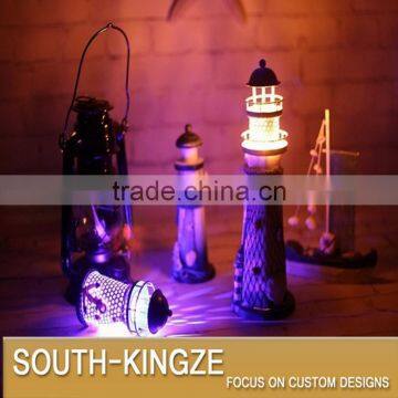 LED Lightable Iron Metal Lighting Tower Desktop Decoration photo-2