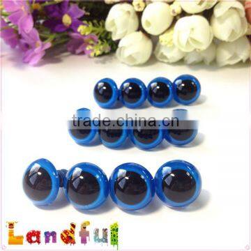 18mm Handicraft Felting Toys Craft Fabric Doll Blue Plastic Eyes photo-6