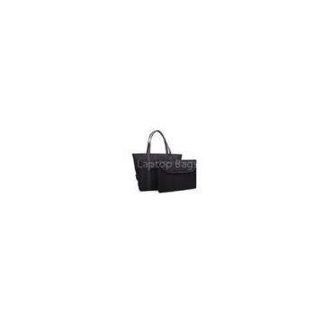 Black Ladies Designer Laptop Bags with 100% Polyester Outer and Polyester Inner