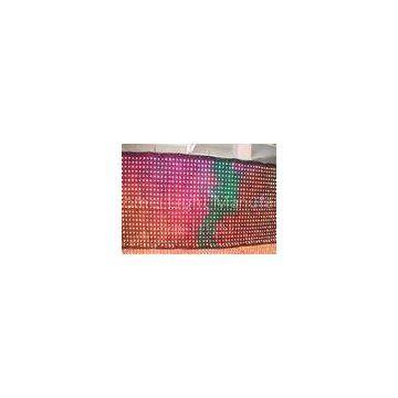 Flexible Mobile LED Curtain Display , P10 TV Show LED Stage Curtain