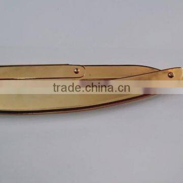 Fully Stainless Steel Shiny Gold Razor/ Gold Plated Swing Lock Razor photo-2