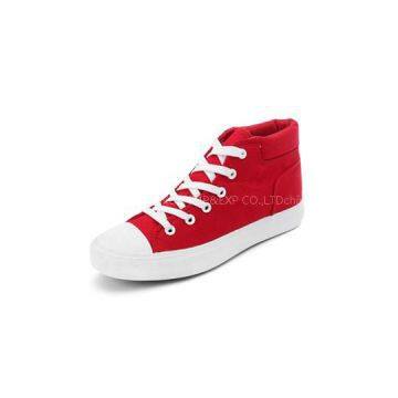 Red Personality Women\'\'s Fashion Canvas High-Top Casual Shoes