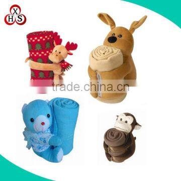 super soft plush animal pillow blanket animal towel soft blanket