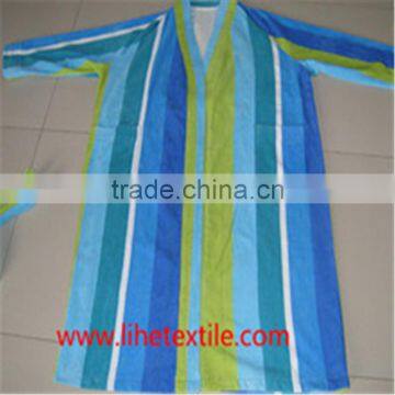 Reactive Print Bath Robe 100% Cotton Velour And Loop Robe photo-3