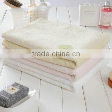 100% cotton dobby solid terry bath towel