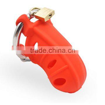 2017 New Adjustable Size Soft Silicone Cock Chastity Device Male for Men Penis Ring