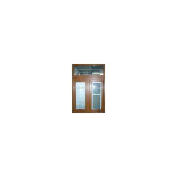 PVC Double-glass Screen Casement Window