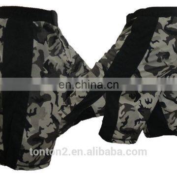 Custom camo boxing shorts sublimated mma shorts