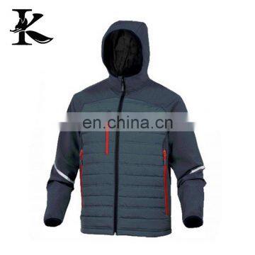 2016 New fashion men's windbreaker waterproof softshell hiking jacket with hood