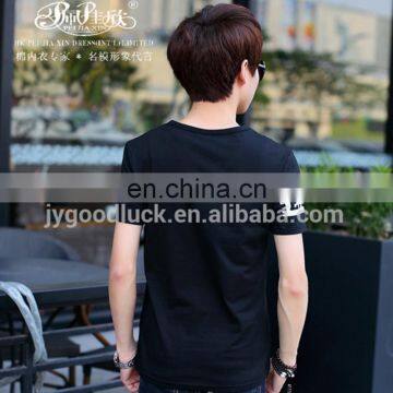 Peijiaxin Fashion Design Casul Style Wholesale Plain Mens T Shirts Custom photo-2