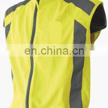 running/walking/hiking reflective safety jacket with fleece