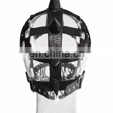 Punk Rave Post Apocalyptic Fetish Head Harness-mask S-201 photo-3