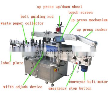 Quality Assurance labeling machine-for square round bottles semi Various uses