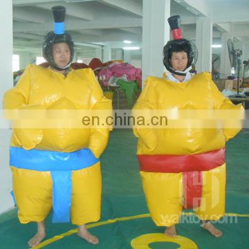 Yellow color sumo suits sumo wrestling factory price