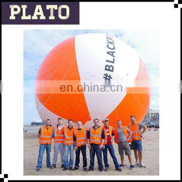 Strong inflatable helium ball for beach/new advertising helium balloon for party