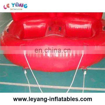 New Design 2 Riders Water Sports Inflatable Towable Flying Ski Tube photo-3