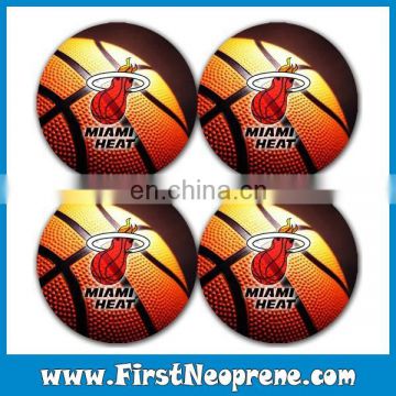 3D printing Basketball Craft Gift Neoprene Coaster