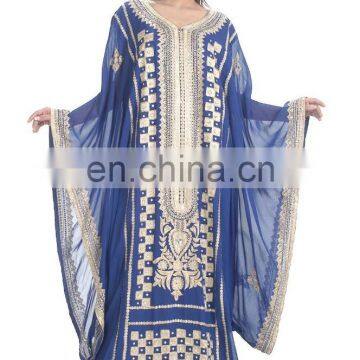 NEW BRIDAL WEDDING GOWN MOROCCAN ISLAMIC KAFTAN DRESS FOR WOMEN