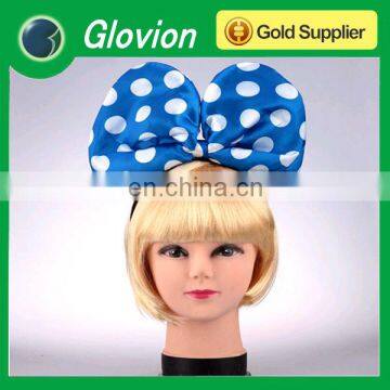 Hot salePromotional Flashing Bowtie Headwear flashing bowknot cute flashing bowknot for new year party