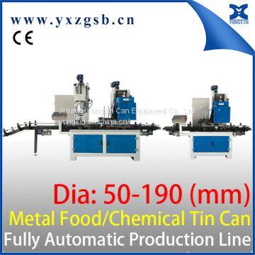 Auto Small Chemical Can Packaging Making Machinery Production Line for 0.25-5L Tin Can photo-5