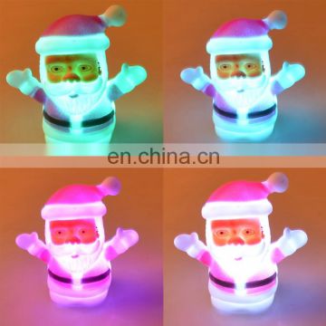 Christmas Decoration Gifts Cool Nightlight, Plastic LED Light-emitting Santa Claus christmas