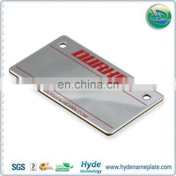 New Technique Etched Stainless Steel Emblem Sticker Badge With Various Color Filled photo-3