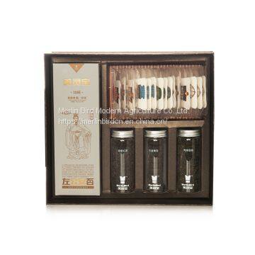 Six Colorful Cans of Loose Tea Leaves in Gift Box of Various Flavors photo-3