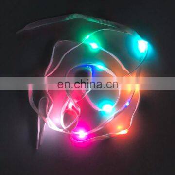 Top Level Magic Light up Led Bead Shoelace Shoelace Clips Kids