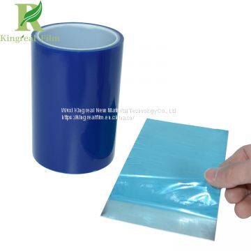 Clear Blue Self Adhesive PE Protective Film for Aluminum Ceiling photo-2