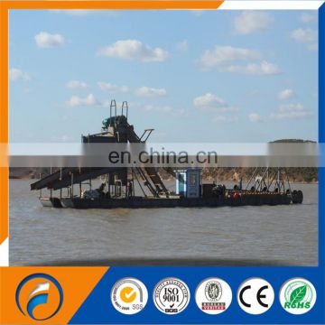 Qingzhou Dongfang Chain Bucket Gold Dredger & gold mining equipment & gold dredger & gold separator & gold selecting machine